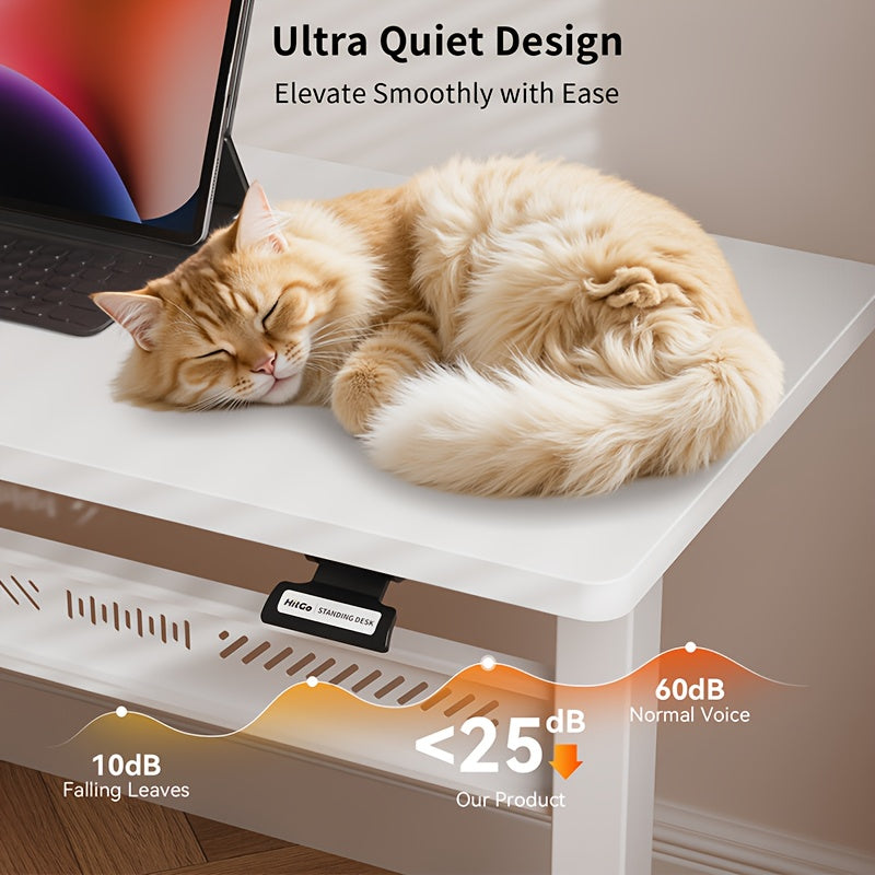 Wheeled Mobile Standing Desk, Pneumatically Adjustable Height Desk for Walking, Rolling Computer Workstation for Home Office