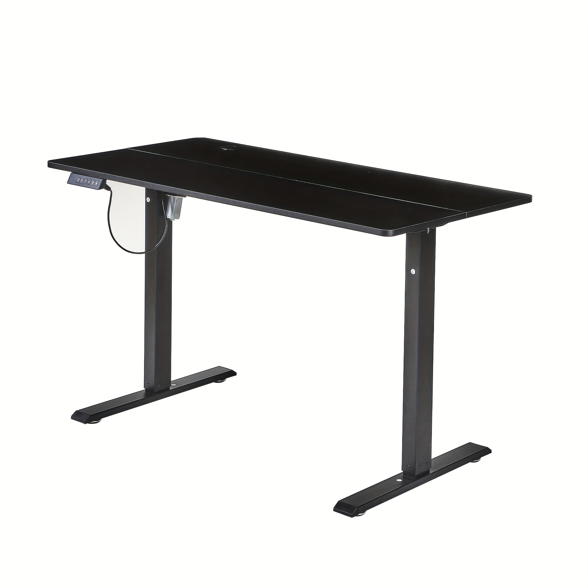 Electric Lift Desk, Standing Office Desk, Home Desk Simple Black